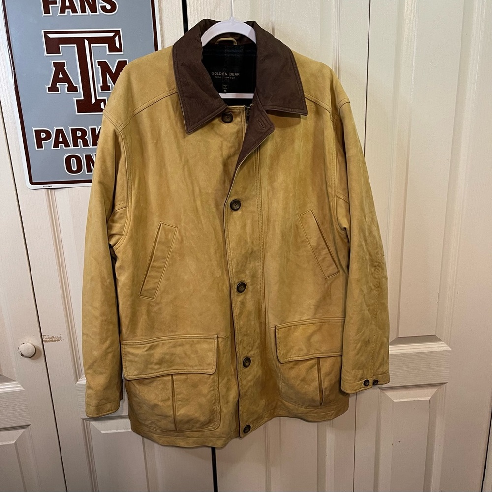 Golden Bear Sportswear Men’s Leather Jacket